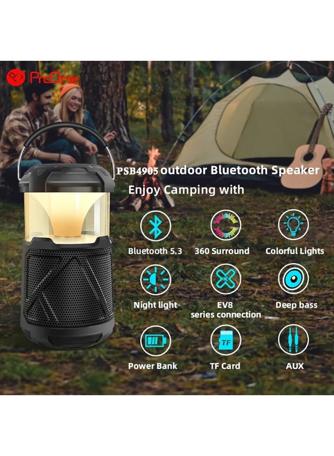ProOne PSB4905 WIRELESS SPEAKER WITH CAMPING LANTERN - Image 3